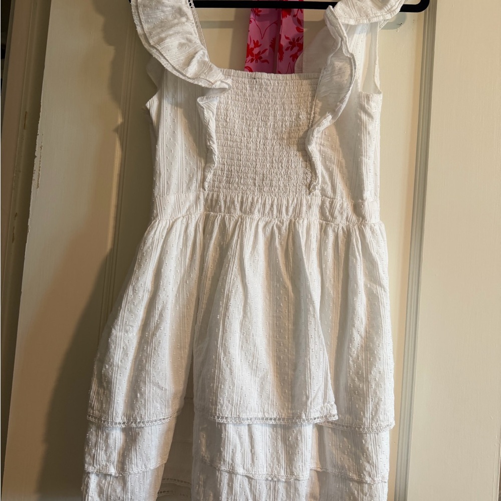 MAJORELLE White Ruffle Mini Dress - Picture 4 of 5